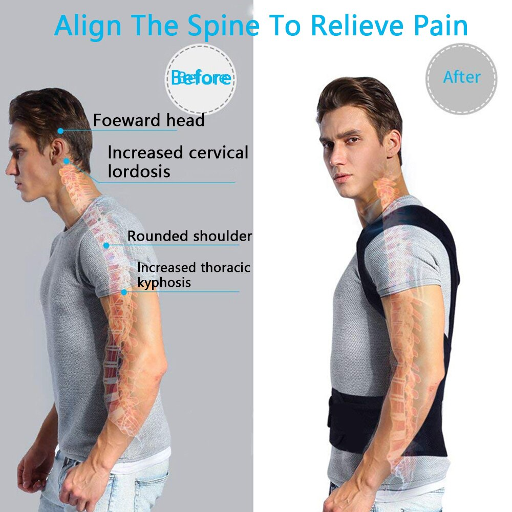 Align Posture Corrector Pro – Adjustable Back Brace (S–3XL)