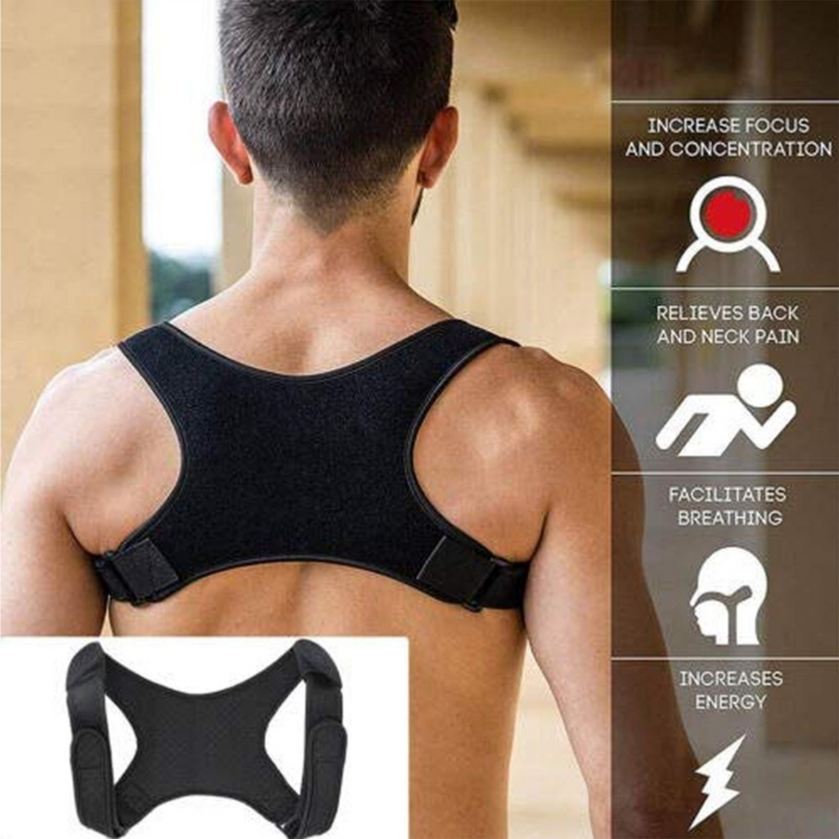 Align Posture Corrector Lite – Shoulder & Upper Back Brace